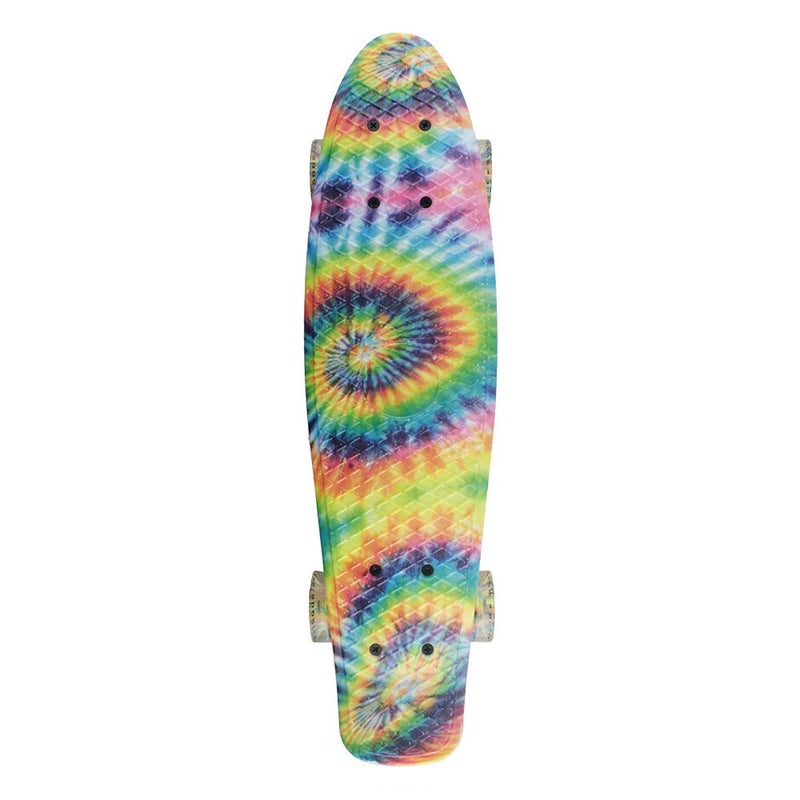 Meketec Skateboards Boys Mini Cruiser Skateboard 22 inch Kids Board for Girl Youth Children Toddler Teenagers Adult Dog for Beginner Boys 7 to 10 (Rainbow) - Image 5